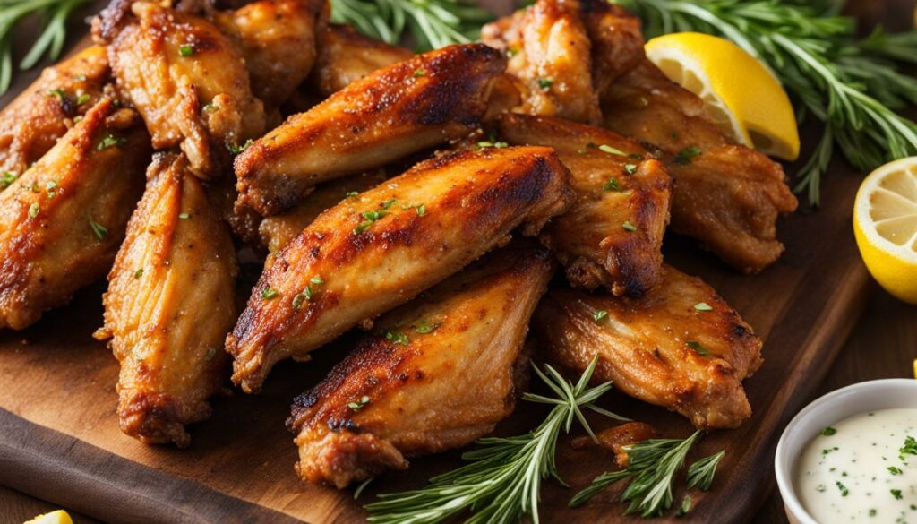 Healthy Baked Wings Image