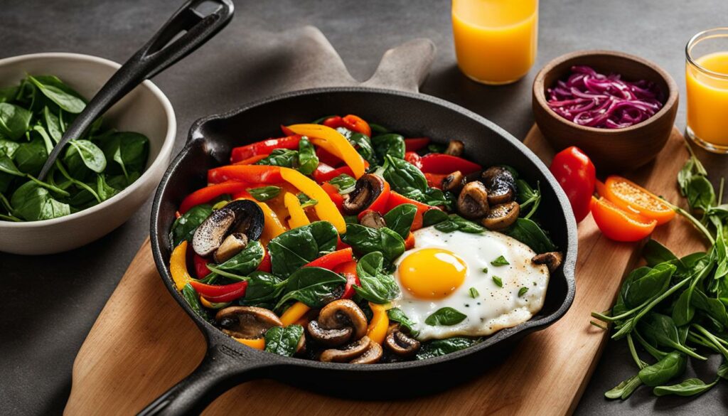 Healthy Vegetarian Breakfast Skillet