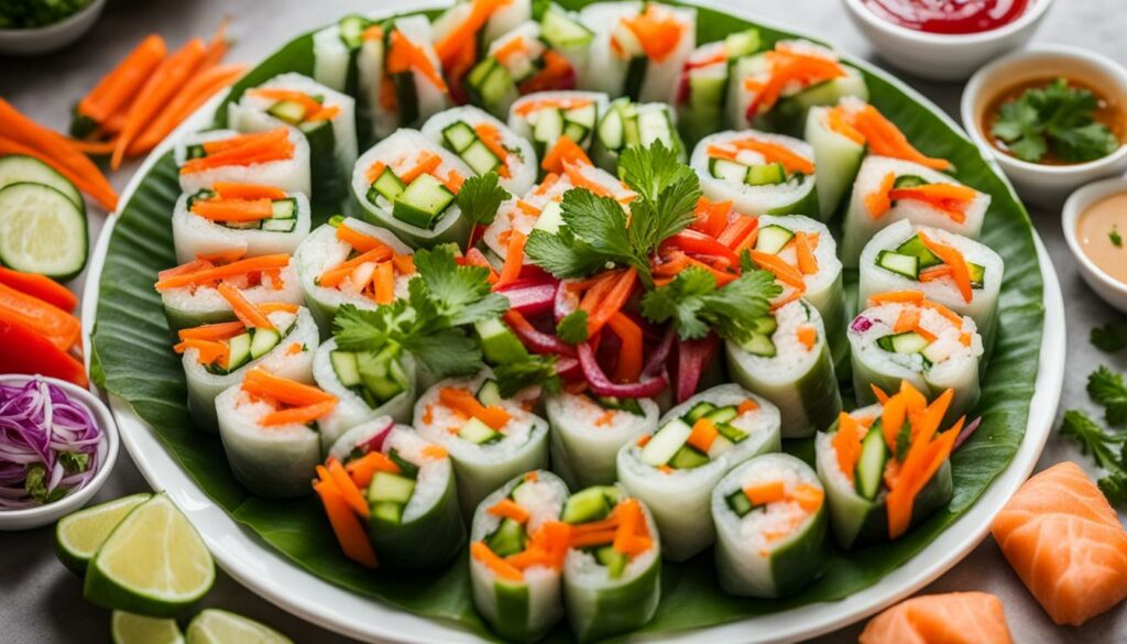 Variations of Fresh Spring Rolls