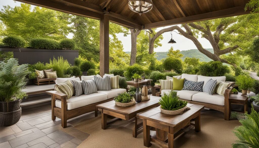 comfortable porch furniture