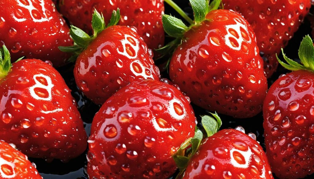 ripe strawberries
