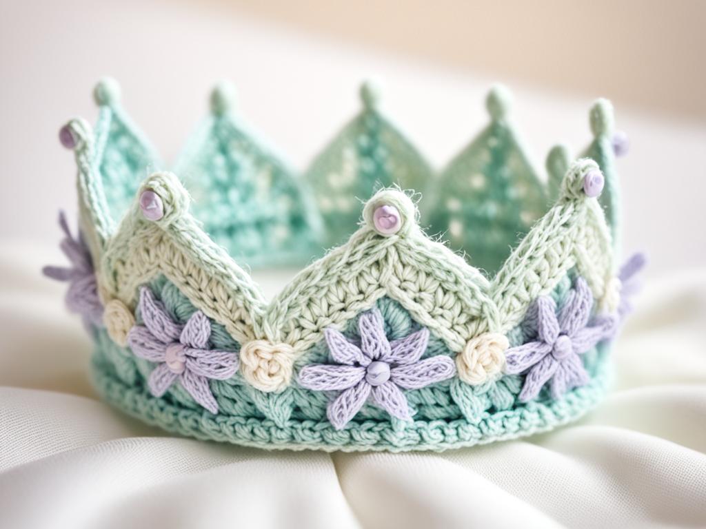 Diy Crochet Newborn Crown Free Pattern